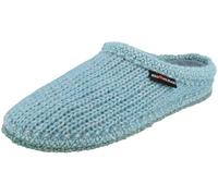 HAFLINGER Pantoufles pour Femmes De Punto 611112, Pointure:42 EU, La Couleur:Bleu