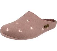 Haflinger Pantoufles pour femmes Everest Farfalline 484014, Taille:38 EU, Couleur:Rose