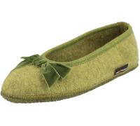 HAFLINGER Pantoufles pour Femmes Fiocco 623322, Pointure:39 EU, La Couleur:Vert