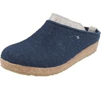 HAFLINGER Pantoufles pour Femmes Grizzly Speed 731099, Pointure:40 EU, La Couleur:Bleu
