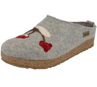 HAFLINGER Pantoufles pour Femmes Grizzly Winterbird 731089, Pointure:40 EU, La Couleur:Gris