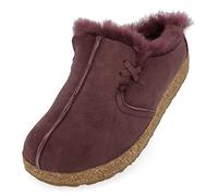 HAFLINGER Pantoufles pour Femmes Saskatchewan 711021, Pointure:40 EU, La Couleur:Violet
