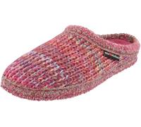 HAFLINGER Pantoufles pour Femmes Tricoté 612085, Pointure:37 EU, La Couleur:Rose