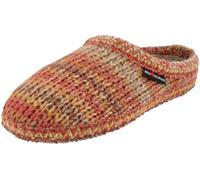 HAFLINGER Pantoufles pour Femmes Tricoté 612085, Pointure:42 EU, La Couleur:Orange