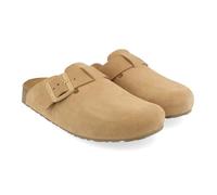 HAFLINGER Porto Sabot élégant en cuir avec semelle en caoutchouc et liège latex Semelle intérieure unisexe, sahara, 39 EU