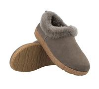 HAFLINGER Sabot en peau d'agneau Islande Chausson en feutre, anthracite, 36 EU