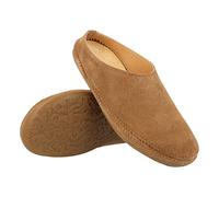 HAFLINGER Softino Chaussons en cuir Ballerine au design sobre, Marron clair chiné 248, 42 EU