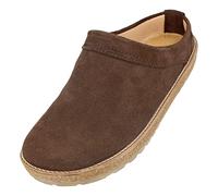 HAFLINGER Travel-Cassic Sabot élégant en cuir avec semelle en caoutchouc et semelle en liège latex, 40 EU