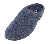 HAFLINGER Walktoffel Alaska Chaussons en feutre en laine, denim, 36 EU