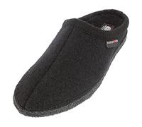Haflinger Walktoffel Alaska, Chaussons Mules, mixte adulte, Noir, 44 EU