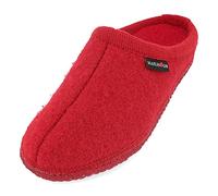 Haflinger Walktoffel Alaska, Chaussons Mules, mixte adulte, Rouge, 37 EU