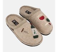 HAFLINGER WINE TIME PAPIERMELIERT CHAUSSONS EN PURE LAINE SOMMELIER DU VIN