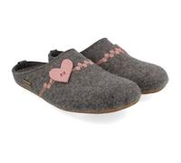 Haflinger - Women's Everest Coeur - Chaussons de chalet - EU 42 - anthracite