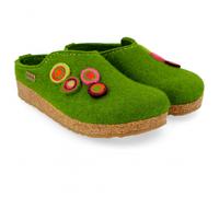 HAFLINGER Grizzly Kanon 731024 Chaussures pour Femme, Pointure:38 EU, La Couleur:Vert