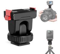 HAFOKO Caméra Froid Adaptateur Compatible pour DJI Osmo 360, Magnétique Rapide Adaptateur avec 1/4" Inclinaison de 180° Réglable Compatible pour DJI Osmo Action 5 Pro/4/3