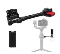 HAFOKO RS5 Cardan Moniteur Monter RS4 Téléphone Monter Extension Poignée Métal avec 1/4" Froid Chaussure Compatible pour DJI RS5/RS4/RS4 Pro/Ronin S3/RS3 Pro/Ronin S3 Mini/RS2/RSC2 Cardan Stabiliser