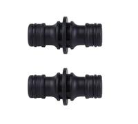 HAFRILY Gardena Lot de 2 raccords de tuyau d'arrosage 1/2" pour raccord de tuyau d'arrosage Gardena (noir)