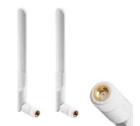 HAFRILY Lot de 2 antennes omnidirectionnelles SMA mâle 5dBi 4G LTE pour routeur amplificateur de signal externe TP Link antenne compatible avec routeur 4G modem sans fil LTE WCDMA réseaux intérieur et