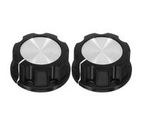HAFRILY Lot de 2 boutons de rechange pour friteuse à air comprimé 6 mm Potentiomètre de type D pour friteuse à air, barbecue, grill et cuisinière Accessoires d'appareils de cuisine