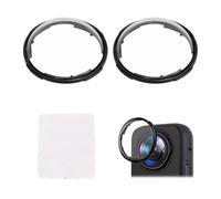 HAFRILY Lot de 2 protections d'objectif de qualité supérieure pour Insta360 x4, Insta 360 - Rotatif à 360° - Anti-rayures - Accessoire de protection d'objectif standard avec chiffon de nettoyage
