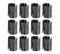 HAFRILY Lot de 24 clips de verrouillage d'étagère en fil métallique de 2,5 cm pour système d'étagère métallique pour Thunder Group, Alera, Honey Can Do, Eagle, Metro et plus encore