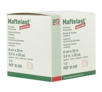 Haftelast Bande Extensible Cohésive Sans Latex 8cm x 20m 1 Pièce (30826)