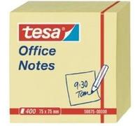 tesa Bloc cube de notes adhésives repositionnables 56675-00000 75 x 75 mm 400 feuilles Jaune