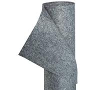 HaGa® Feutrine pour bricolage, feutre décoratif, 1,5 m, couleur gris, 300 g/m², flexible, facile à travailler, très stable