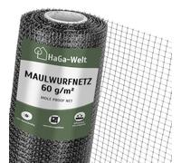 HaGa Filet anti-taupes de 1 m x 5 m - Filet de protection contre les taupes - Répulsif anti-taupes efficace sous pelouse et pelouse roulante - Répulsif anti-taupes respectueux des animaux