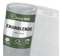 HaGa Filet d'ombrage de 0,9 m de large avec 85 % d'effet d'ombrage en gris argenté - Protection contre la chaleur et le soleil pour plantes - Brise-vue et terrasse - Résistant aux intempéries et à la