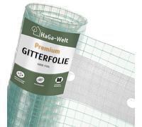 HaGa Film grillagé Largeur 4m en Transparent - Film Extra Fort pour Serre Petite & Grande - comme Film de Serre & Protection hivernale (Marchandise au mètre)