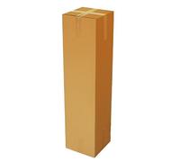 HaGa® Lot de 5 boîtes en carton pliables pour l'expédition, matériau d'emballage, 30 x 30 x 120 cm