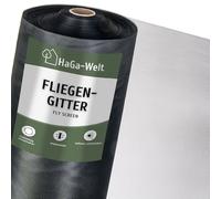 HaGa Moustiquaire de 75 cm de large x 5 m de long, indéchirable, résistante aux UV, découpable, 100 % polyester, moustiquaire et anti-moustiques