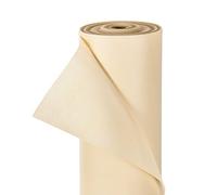 HaGa® Nappe en tissu non tissé pour décoration de table, largeur 1,6 m, beige (au mètre)