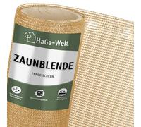HaGa Panneau de clôture 0,9 m x 10 m avec effet d'ombrage 85 % en beige - Brise-vue et terrasse - Voile d'ombrage - Protection contre la chaleur et le soleil pour les plantes - Résistant aux