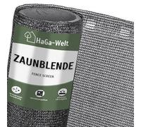 HaGa Panneau de clôture 0,9 m x 10 m avec effet d'ombrage 85 % en noir - Brise-vue et terrasse - Voile d'ombrage - Protection contre la chaleur et le soleil pour les plantes - Résistant aux