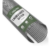 HaGa Protection contre les feuilles de gouttière | 100 mm à 125 mm sur 2 m de longueur | 1 pièce - grille de protection pour gouttières - protection contre les feuilles en noir - résistant aux UV