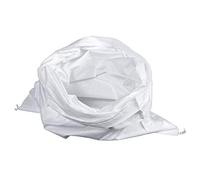 HaGa® Sac de sable 90 cm x 140 cm - 1 pièce - Sac en tissu avec film de protection intérieur en polypropylène - Blanc