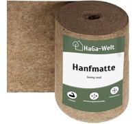 HaGa® Tapis en chanvre 500 g/m² en 0,65 m x 10 m | Barrière durable contre les mauvaises herbes, protection contre le gel et isolation acoustique pour le jardin et la maison