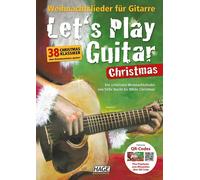 HAGE Musikverla Let's Play Guitar Christmas: 38 Weihnachtslieder für Git (Poche)