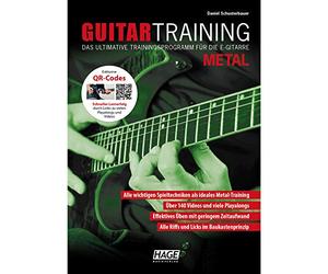 Hage Musikverlag Guitar Training: Metal - Éducatif