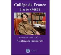 Hagege Claude Conference Inaugurale (1988)