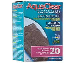 Hagen AquaClear Masse filtrante Charbon activé MINI/20, 45 g