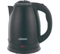 HAGEN Bouilloire électrique HA5525-BLK Inox 1,8L 1500W Base 360° Design élégant Noir
