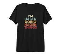 Hagen Name Hagen Personalized Name First Given T-Shirt Haut de Gamme