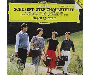 Hagen Quartett - Schubert: Streichquartette D804, D87, D703
