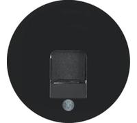 Hager 11702045 - Couvercle Protection saleté porte-étiquette R1/R3 Noir