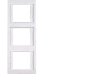 Hager 13337009 - Cadre 3EV K1 bl. polaire, brillant
