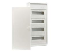 Hager A-Hager-Set-0006 Volta 4x12PLE Répartiteur en saillie 4 rangées avec porte VA48T Plastique 64 x 30,5 x 9,65 cm 48 modules 63 A