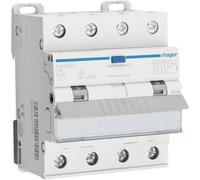Hager ADX466D Interrupteur différentiel/Disjoncteur de protection 4 pôles 16 A 0.03 A 400 V